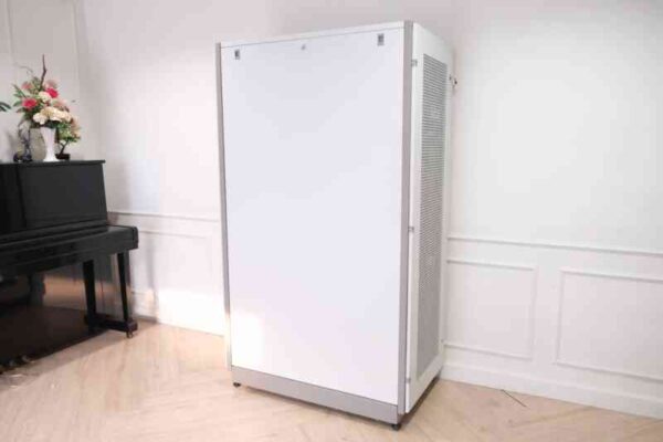 19" Germany Server Rack ตู้ Server Rack สูง 180 cm ตู้เสริฟเวอร์โครงเหล็กสีขาว ตู้แร็ค IT แบบมีล้อ(1)