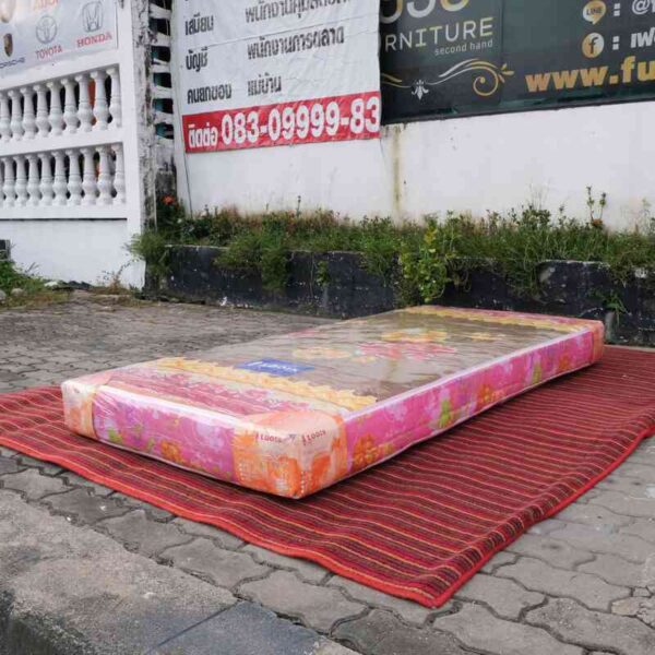 ที่นอน 3 ฟุต ยี่ห้อ Loois สีน้ำตาลลายดอกไม้ (1)