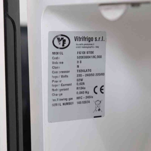 ตู้แช่นมแบบวางบนเคาน์เตอร์ Milk cooler Vitrifrigo รุ่น fg10i stde (1)