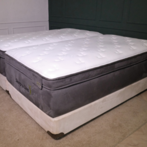 ที่นอนพร้อมฐาน 6 ฟุต หนา14นิ้ว สีเทา ยี่ห้อ Sleep to Live(1)