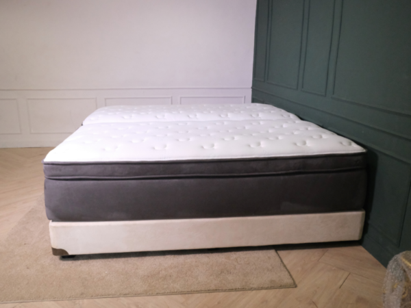 ที่นอนพร้อมฐาน 6 ฟุต หนา14นิ้ว สีเทา ยี่ห้อ Sleep to Live(1)